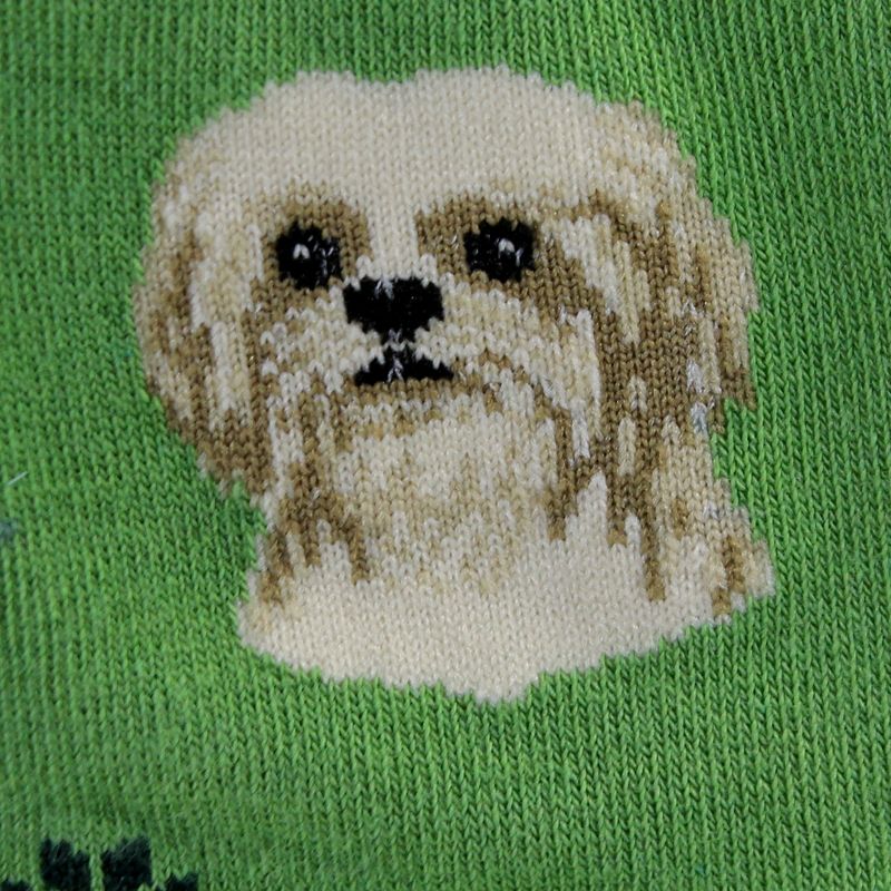 Novelty Socks 15.25" Tan Shih Tzu Socks Premium Quality E & S Pet  -  Socks