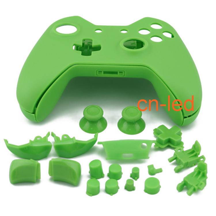 Matte Green Full Shell Case Cover Replacement Kit for Xbox One Wireless Controller mod kit