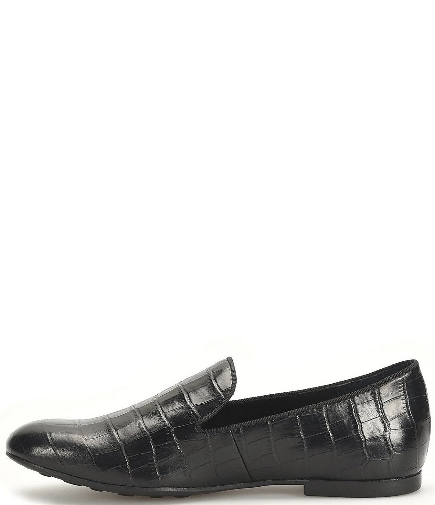 Born Belina Croco Embossed Slip-On Loafers