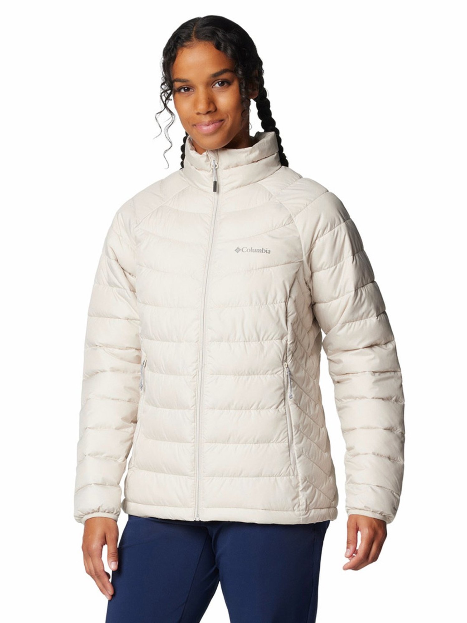 Columbia Powder Beige Puffer Jacket