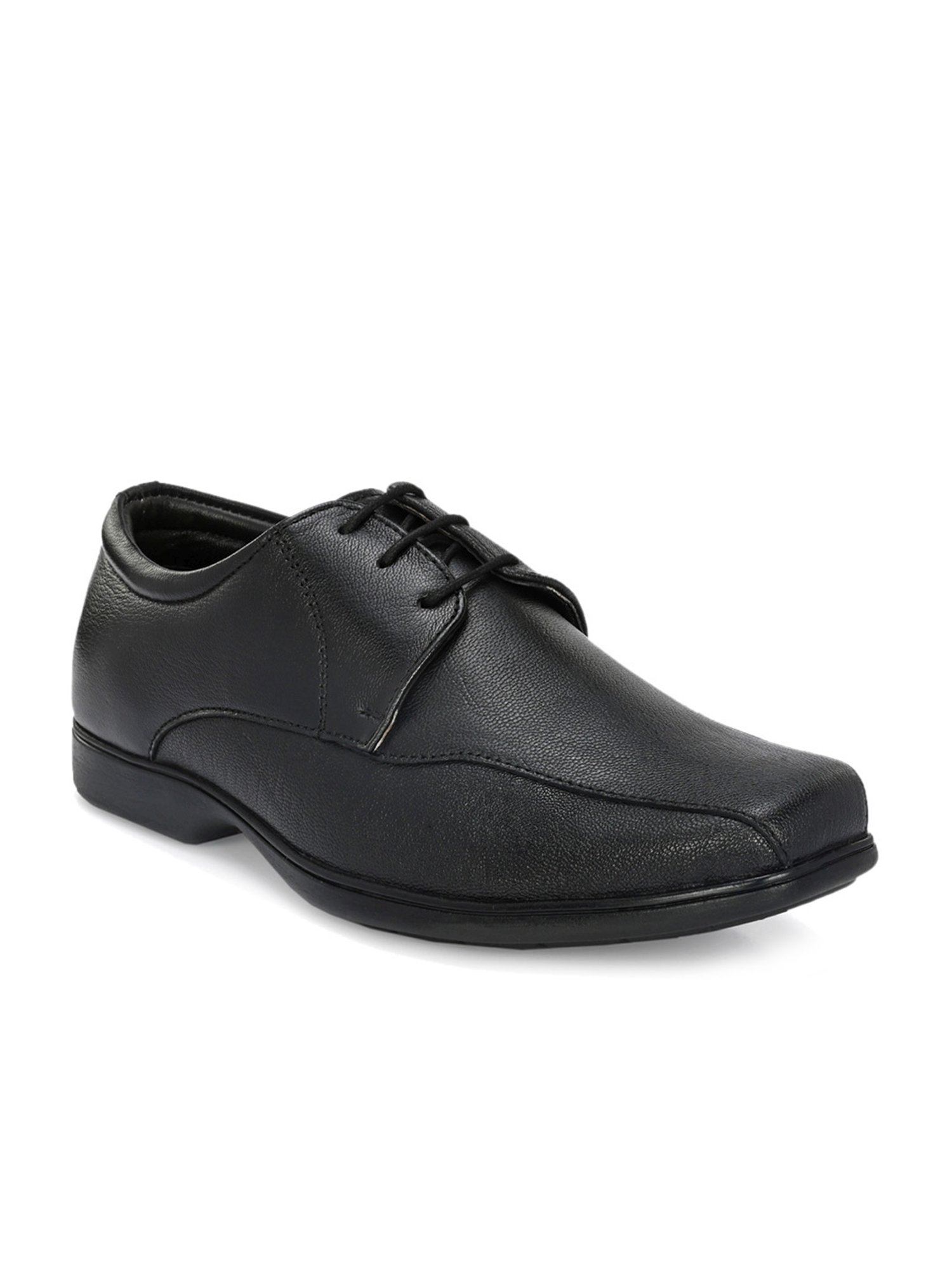 Clog London Men's Black Derby Shoes