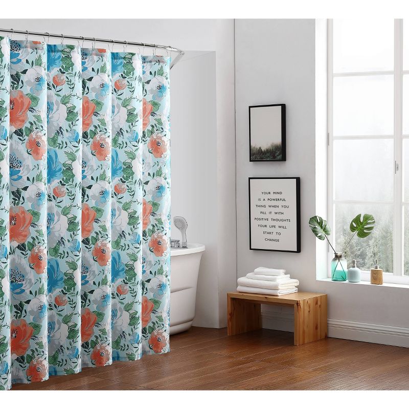 Mina Floral Shower Curtain - Freshee