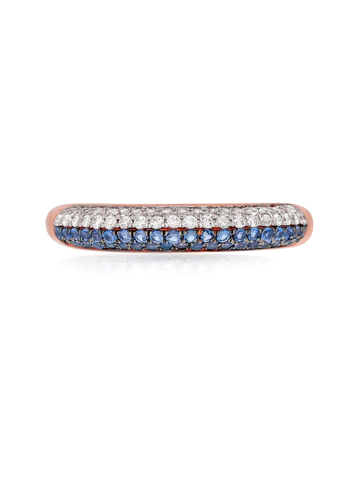 Malabar Gold and Diamonds 18k Rose Gold Diamond Cocktail Ring for Women