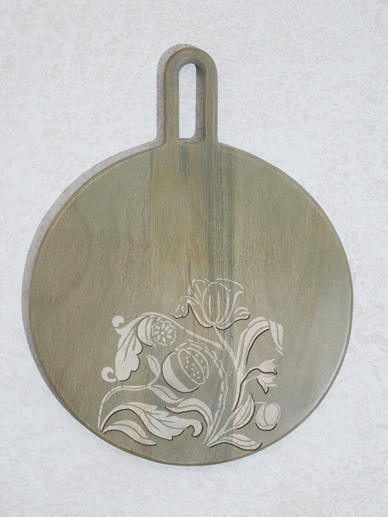 Crayton Beige & Brown Bamboo Chopping Board - Set of 1