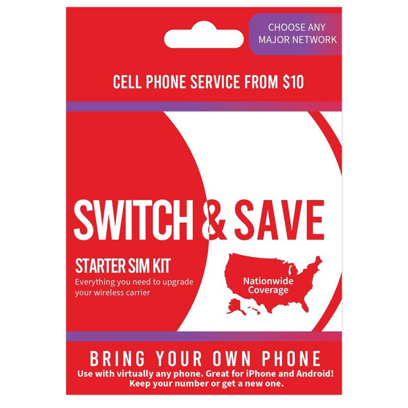 Red Pocket SIM Kit Starter Kit