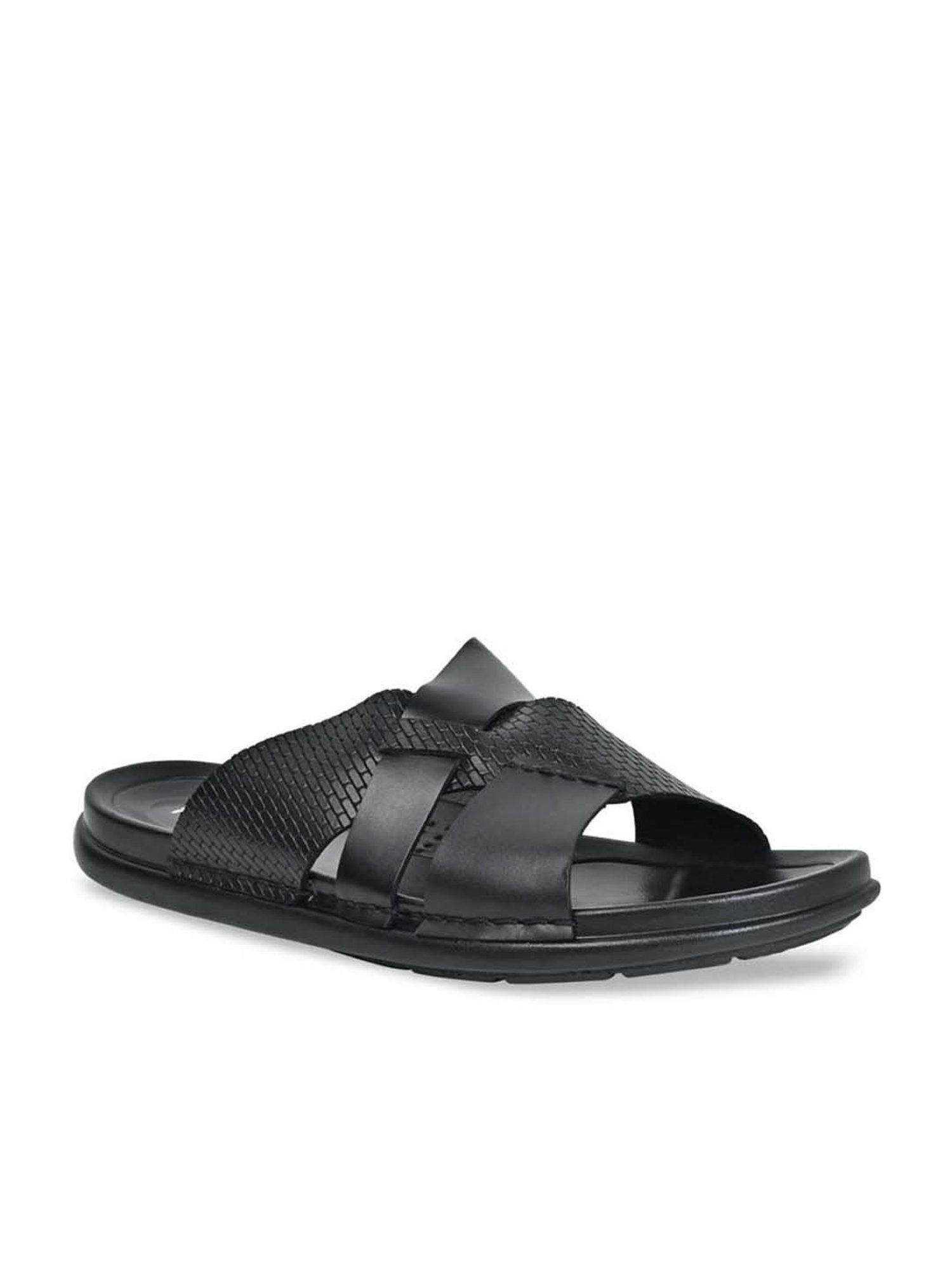 Regal Men's Black Casual Sandals
