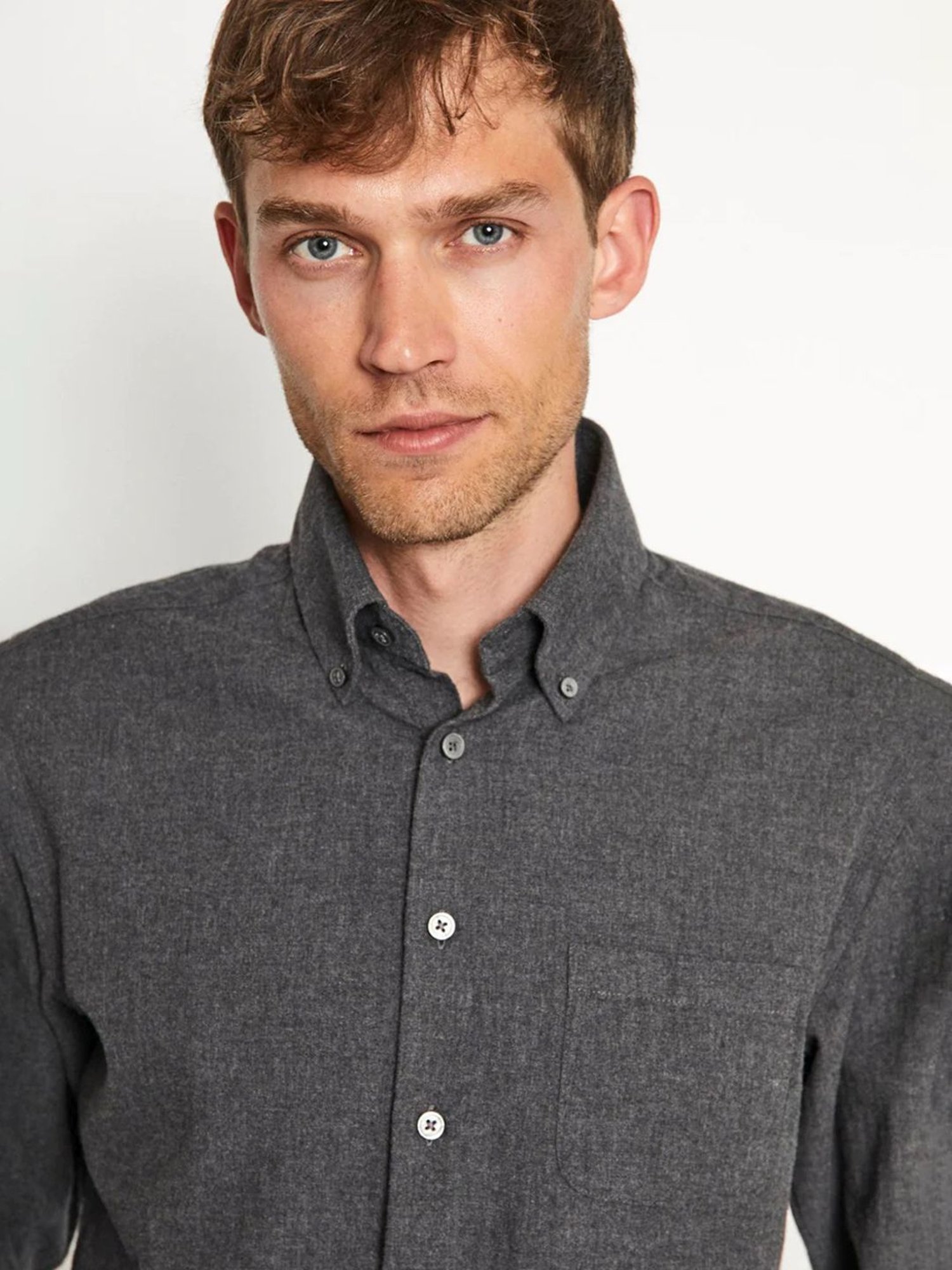 Bruun & Stengade Black Cotton Regular Fit Shirt