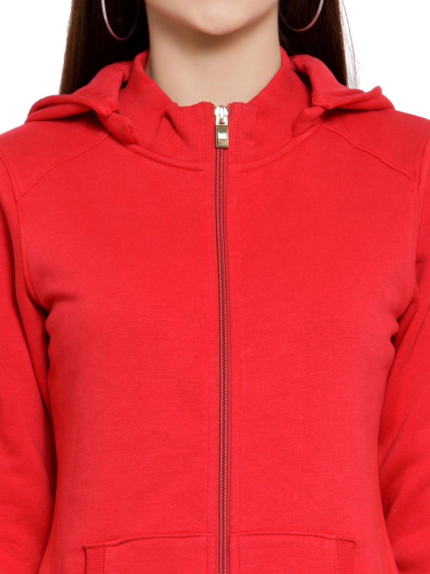 Juelle Red Hooded Sweatshirt