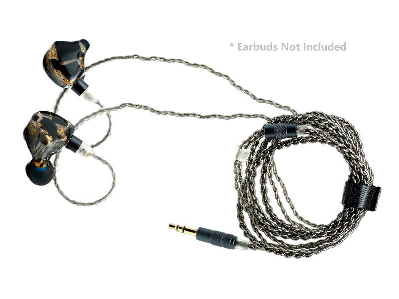 ApeSonic Rain-JET (In Ear Earbuds): Hybrid Balanced Armature & Dynamic Drivers, High Resolution, Synthetic Resin Shell, MMCX Connect - Cable Changeable, Hi-Fi & Premium Sound, Black Marble Color