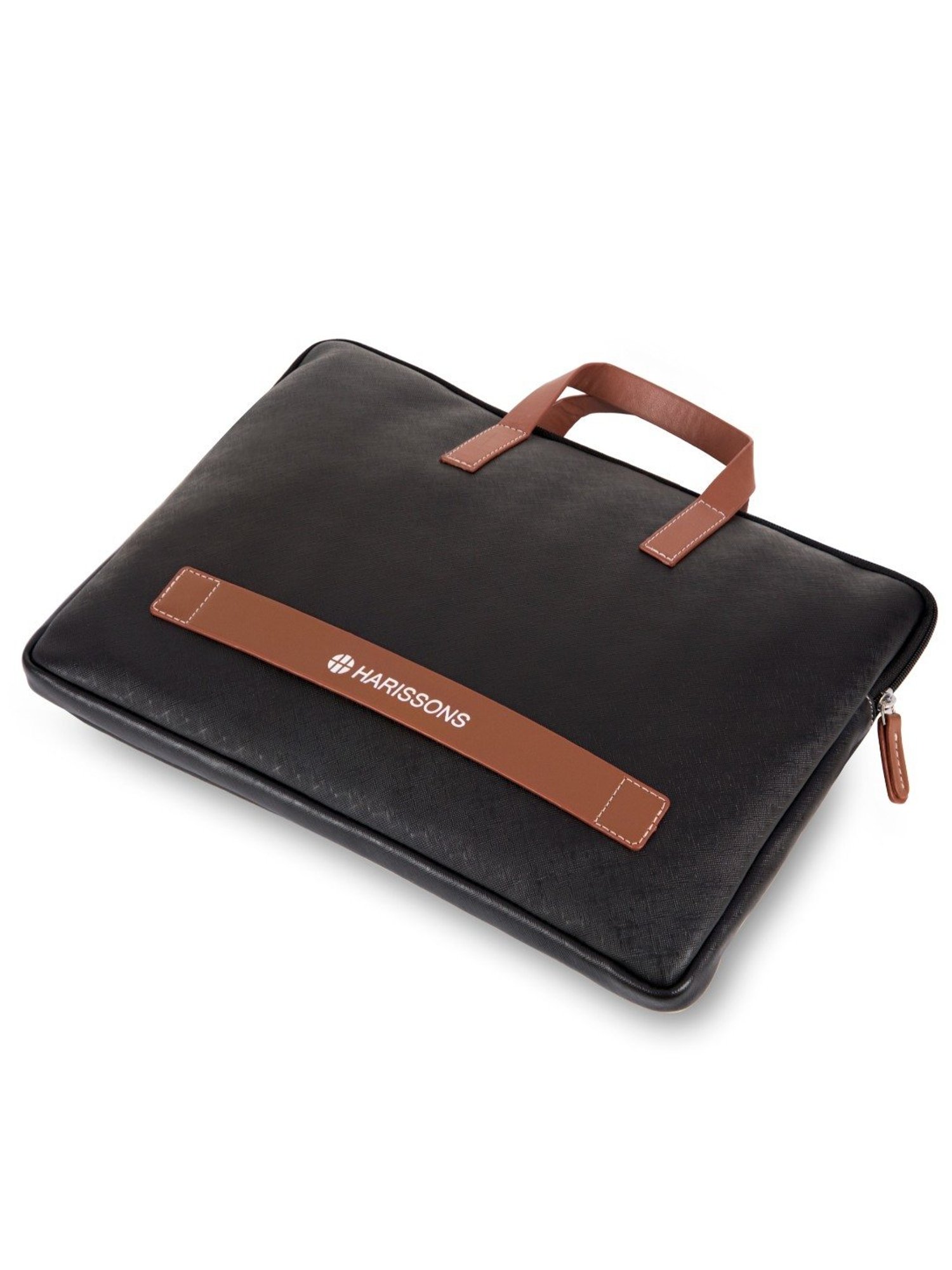 Harissons 15.6 inch Black Textured Small Laptop Sleeve