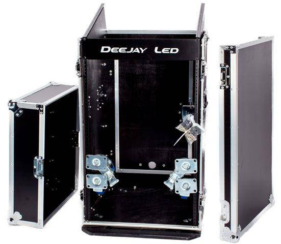 Deejayled TBH1016WE 10u Slant Mixer Amp Rack Case