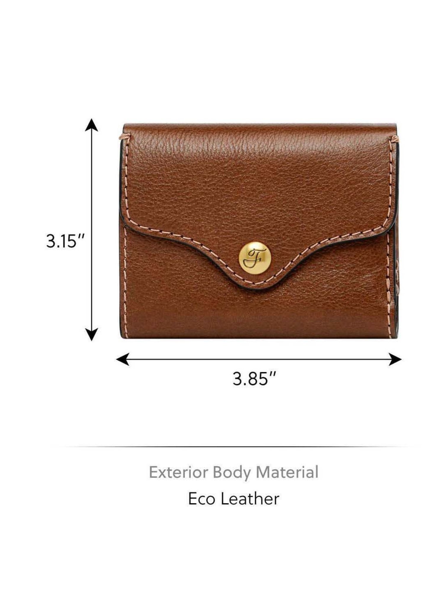 Fossil Heritage Brown Solid Wallet for Women