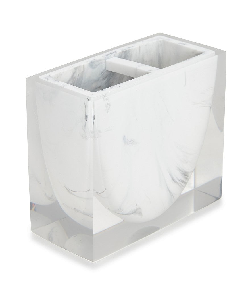 Kassatex Ducale Marble Toothbrush Holder