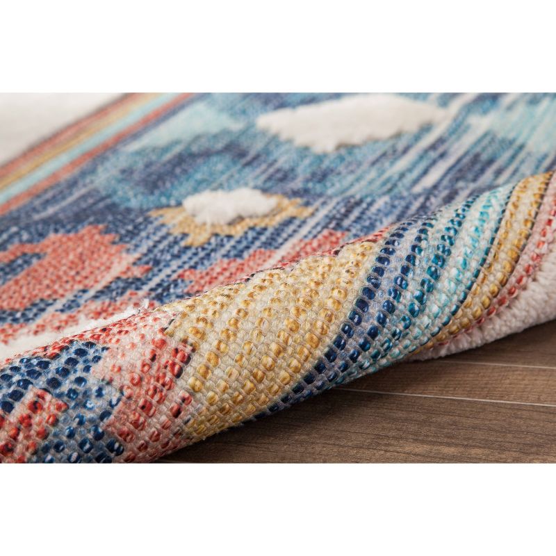 7'6"X9' Geometric Over Tufted Rug - Anji Mountain