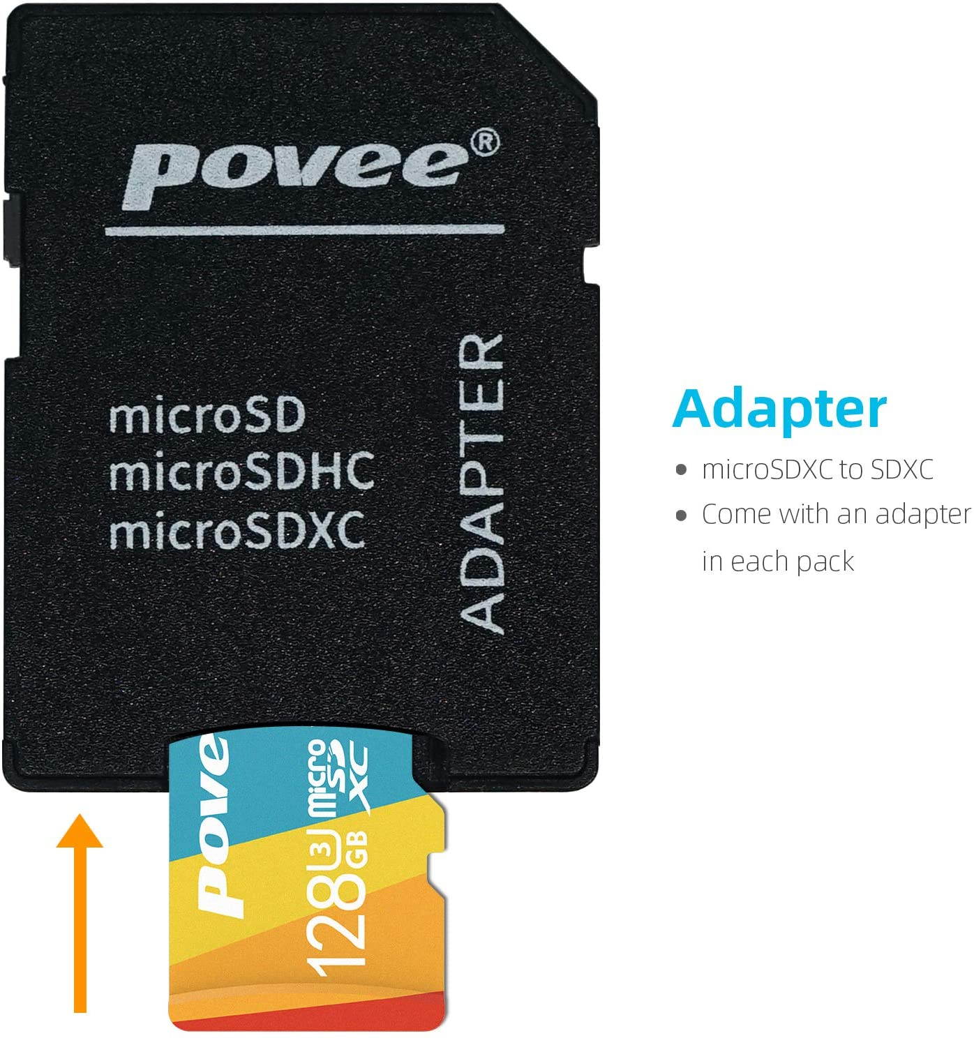 64GB Micro SD Card with Adapter,U3 A1 MicroSDXC Card 667X High Speed Up to 100MB/s UHS-I MicroSD UHS-1 Class 10 Memory Card for Android Smartphone Nintendo Galaxy Fire and Gopro