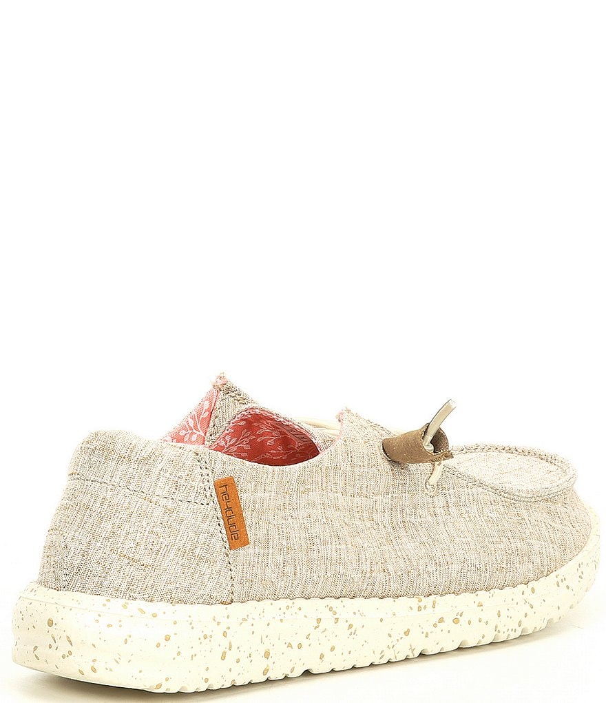 Hey Dude Women's Wendy Washable Chambray Slip-Ons