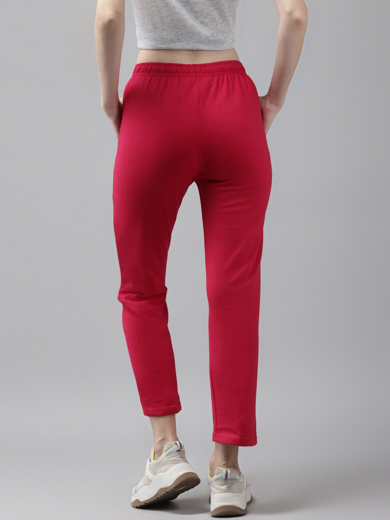 Cayman Pink Mid Rise Trackpants