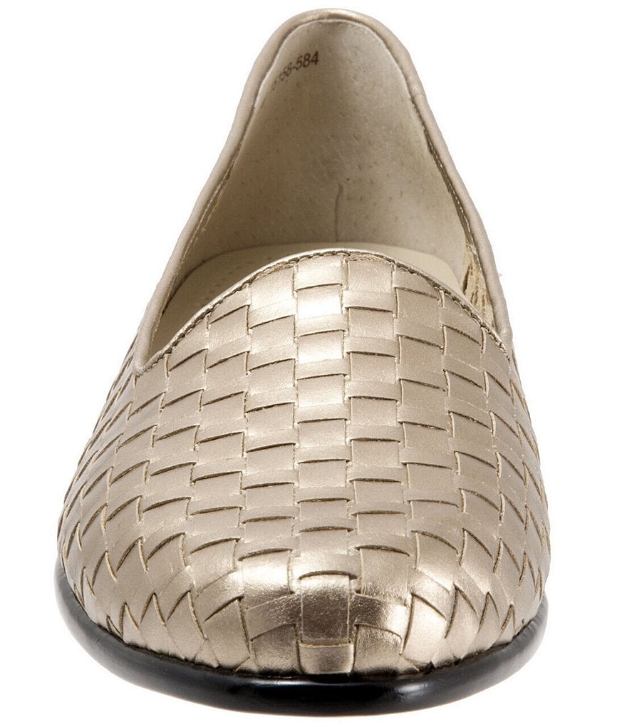 Trotters Liz Woven Leather Loafers