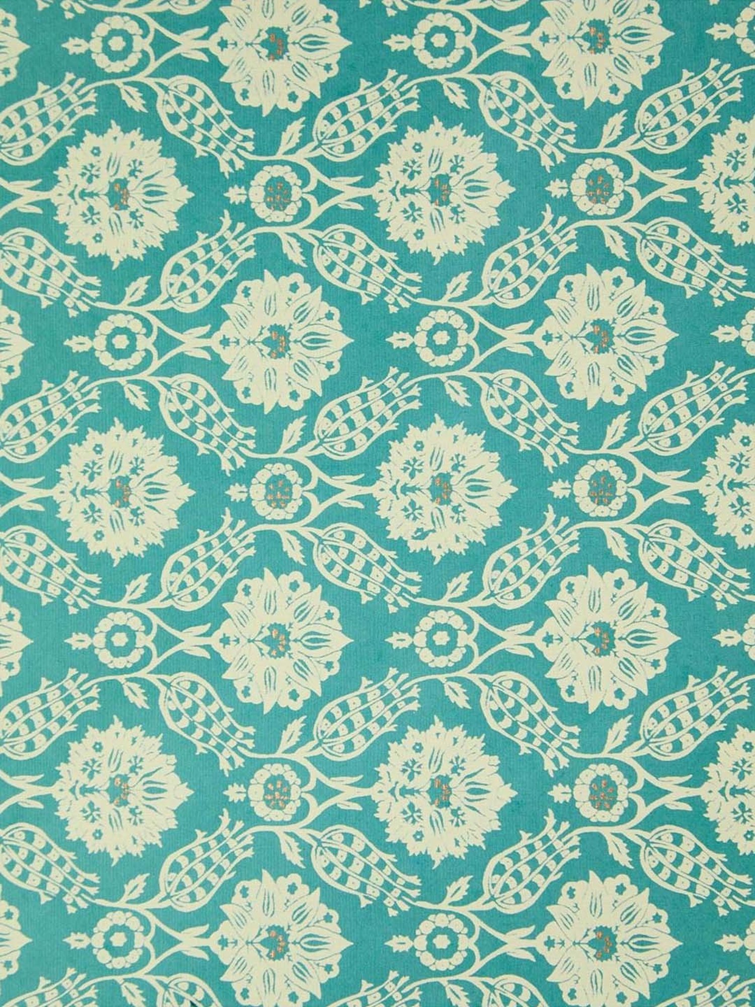 Fabindia Home Teal Paper Printed Sarkhaab Wrapping Sheet - Set of 2