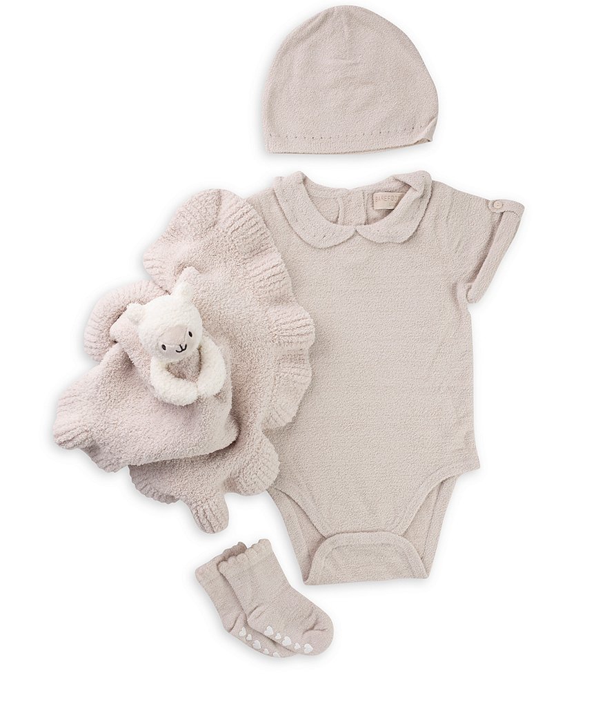 Barefoot Dreams Baby 3-18 Months CozyChic Eyelet Bundle Set
