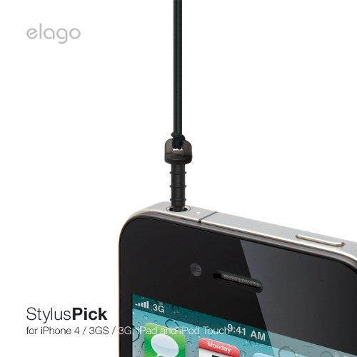 elago Stylus Multi-use Guitar Pick with micro-fiber pad for iPhone, iPad and iPod Touch,Galaxy Tab