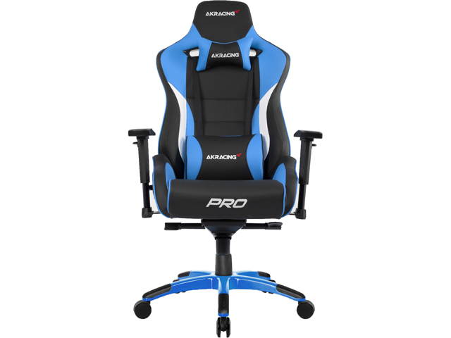 AKRacing Masters Series Pro Gaming Chair, 4D Adjustable Armrests, 180 Degrees Recline - Blue (AK-PRO-BL)
