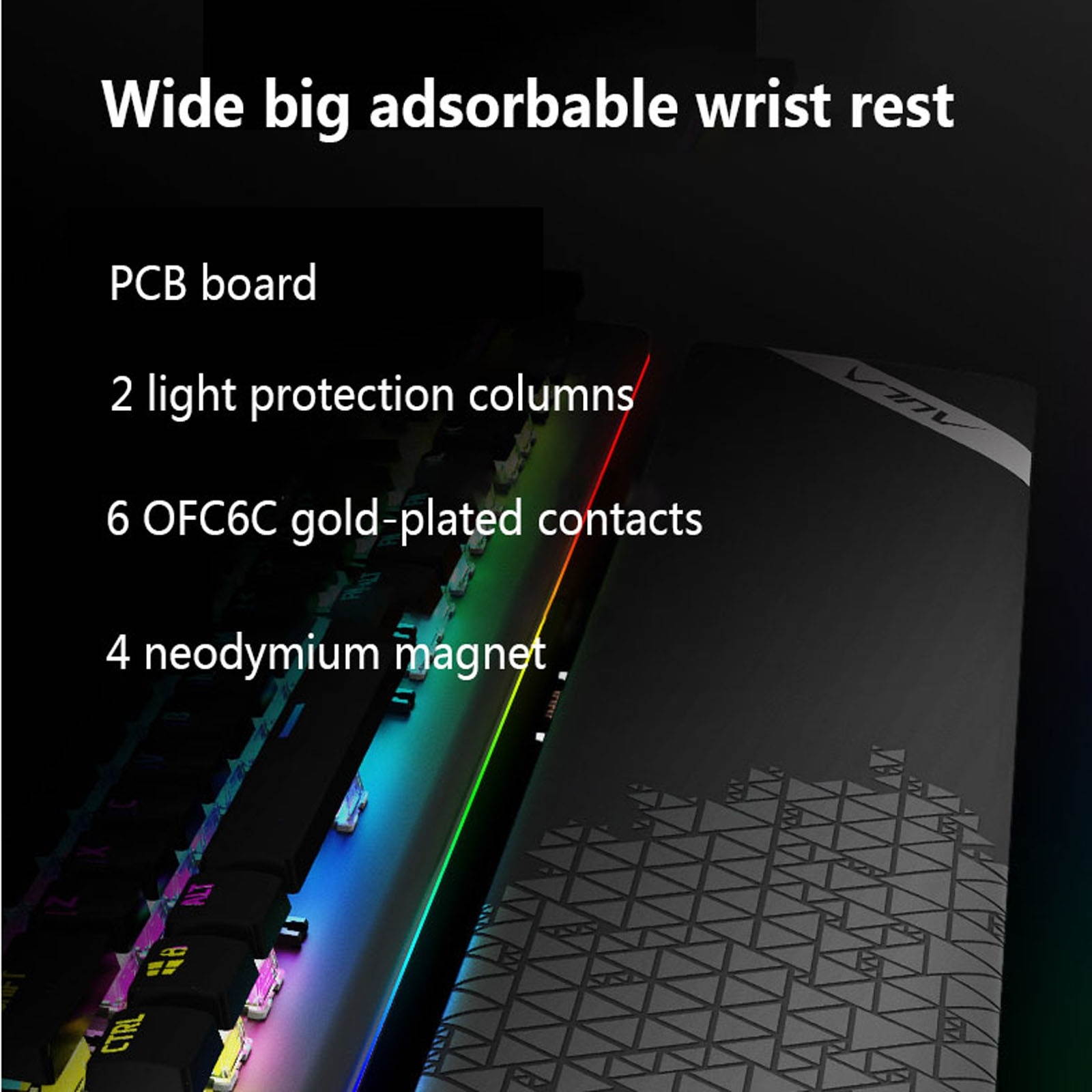 Logic Controls KB1700P-D-BK Prog. Kypad, Black, Ps2 I/F, Lgnd Sheet D (Positouch), RJ-PS2 CBL