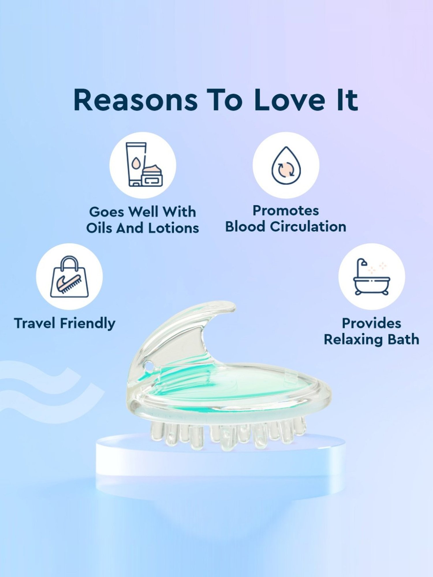 GUBB Body & Bath Massager - 1 Pc