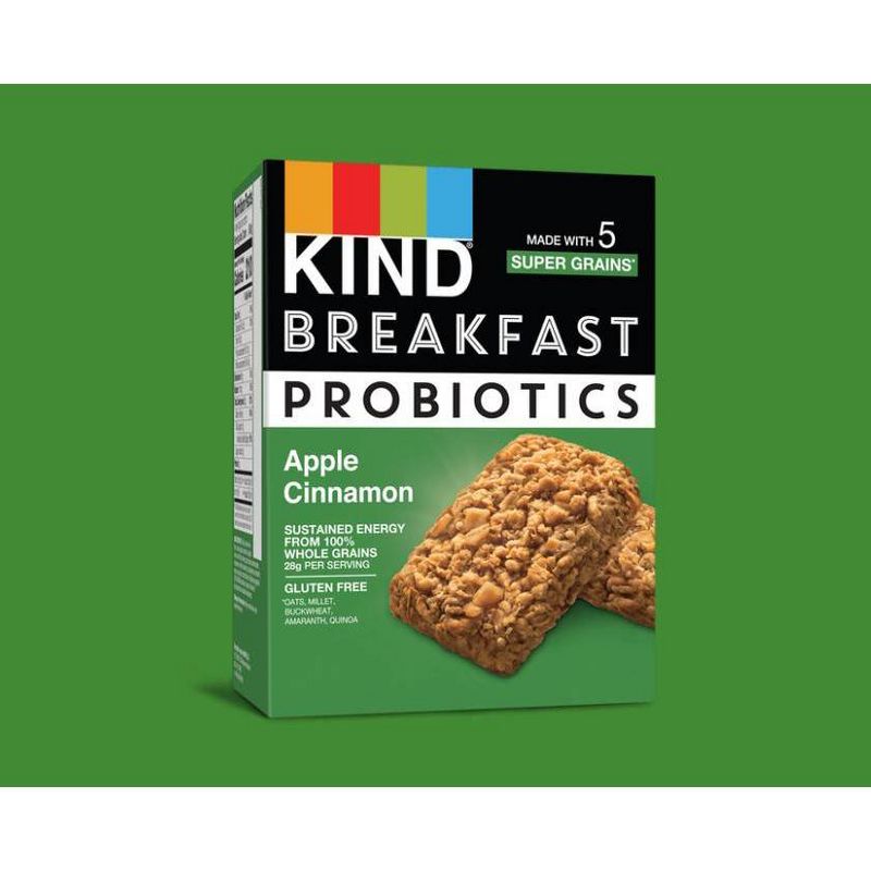 KIND Breakfast Probiotics Apple Cinnamon Bars - 7.1oz/8ct
