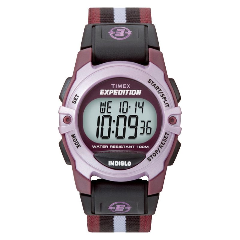 Timex Expedition Digital Watch with Nylon Strap - Purple T49659JT