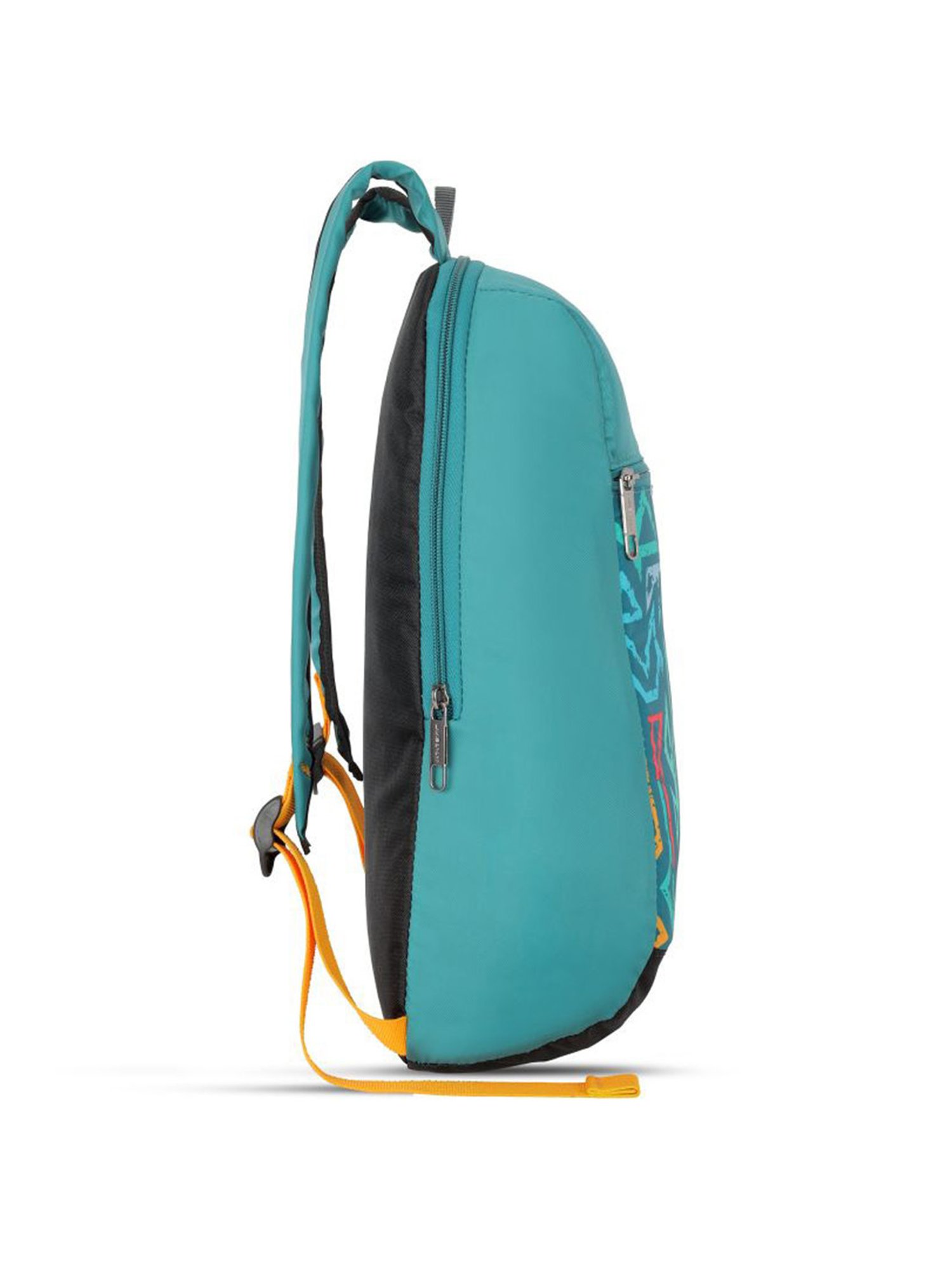 Lavie Sport Sprinter Vector Teal Polyester Printed Backpack - 11 Ltrs