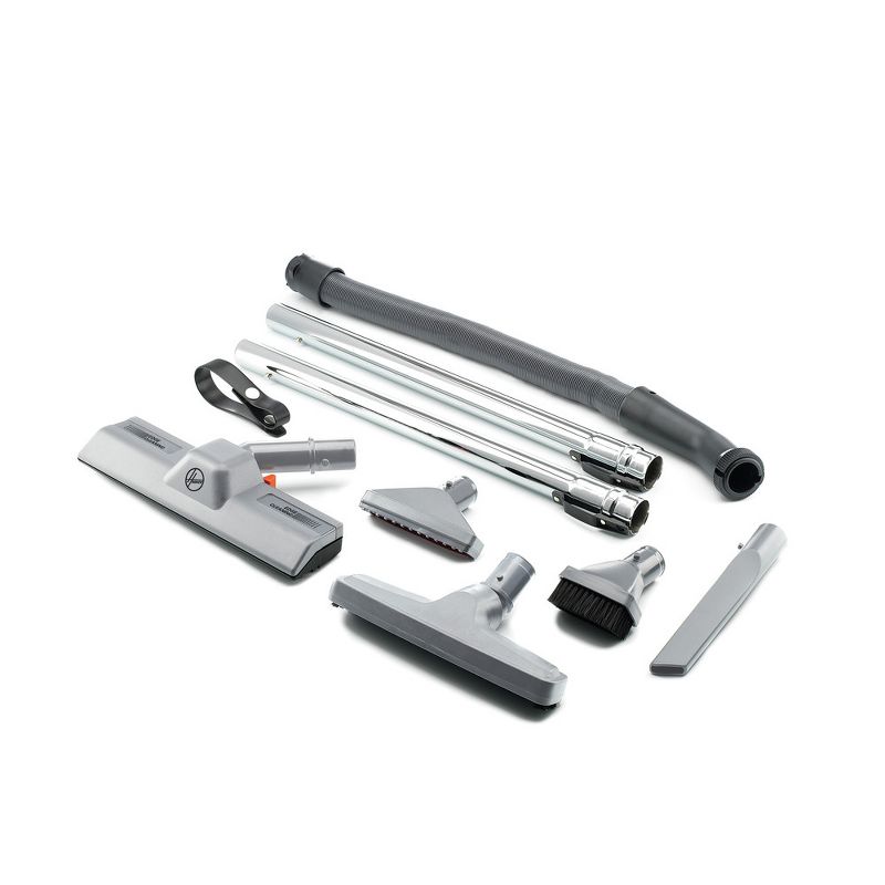 Black and Decker BDCAV217 1200 Amp Bagless Canister Vacuum Cleaner with HEPA Filter, 5 Foot Hose, and Multiple Attachment Heads, Gray