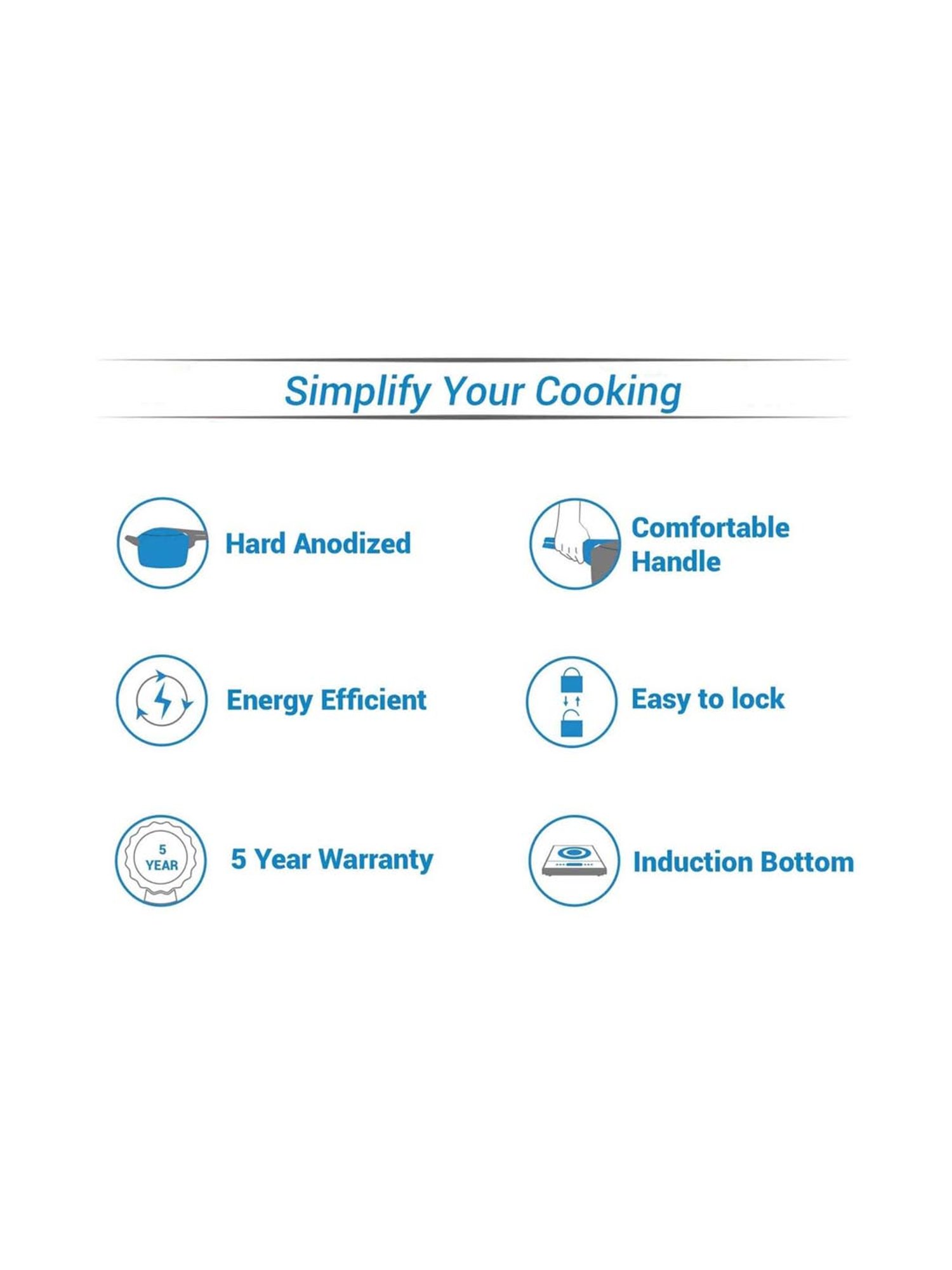 Pigeon Silver Stainless steel Pressure Cooker (10 L)