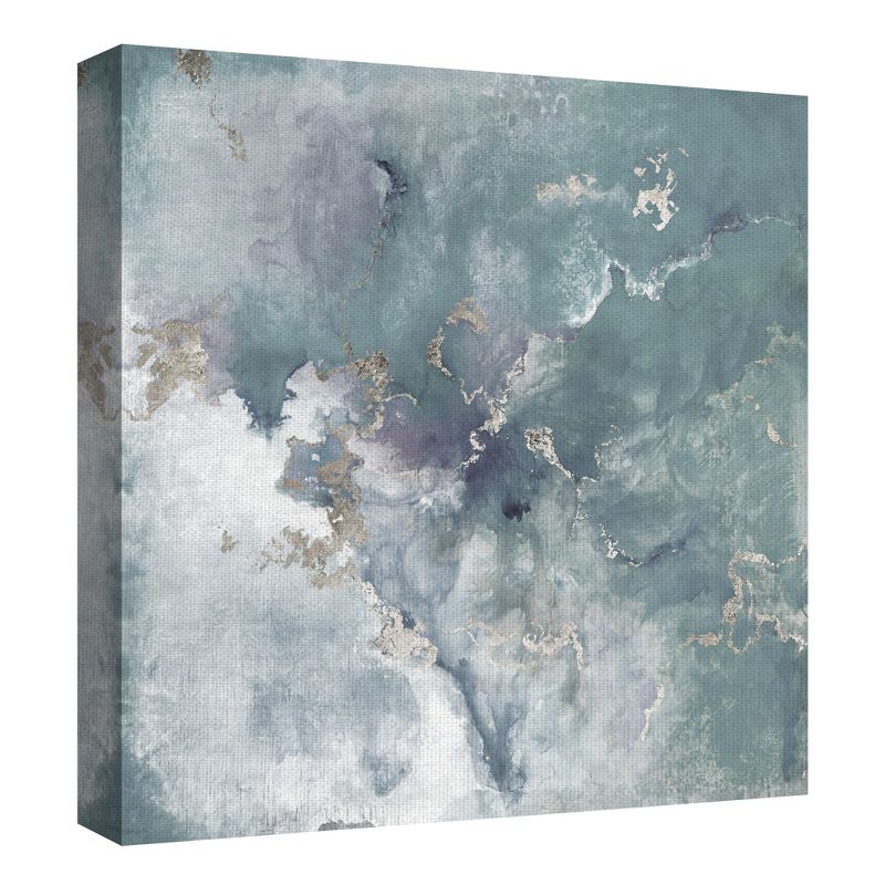 30"x30" Golden Edge Ii Soft By Janet Tava Art On Canvas - Fine Art Canvas