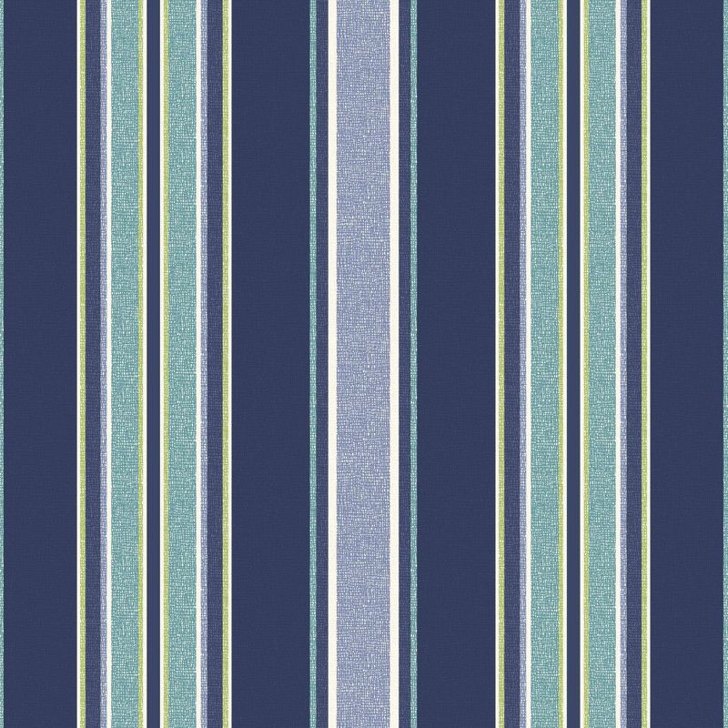 Arden Selections Outdoor Dining Chair Cushion Set Sapphire Aurora Stripe