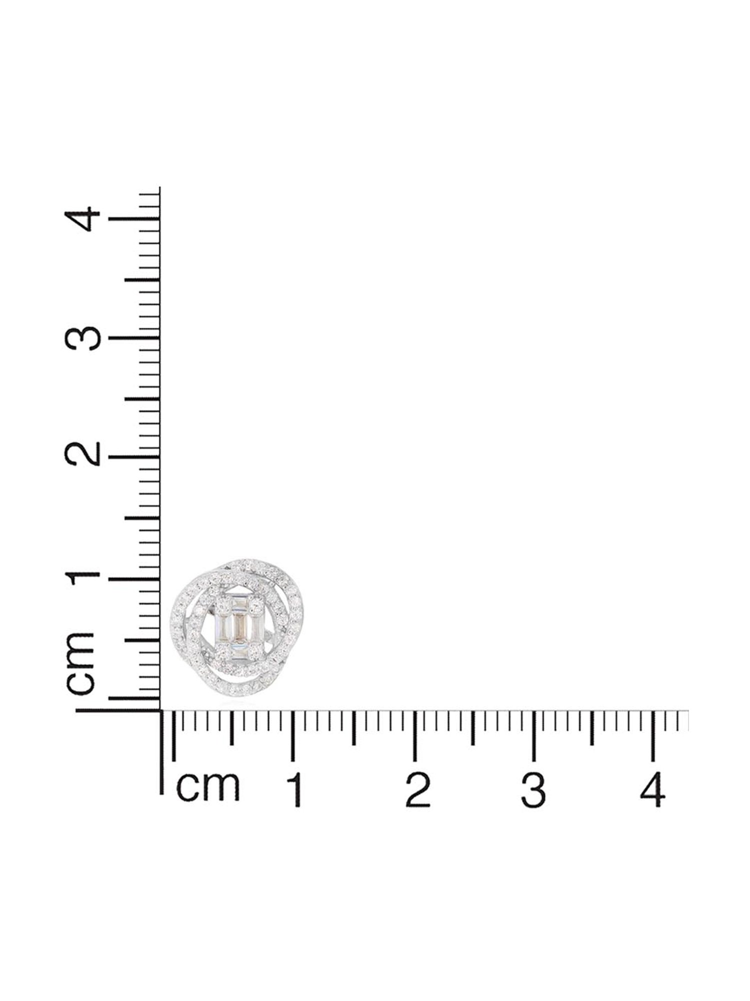 Anayra 92.5 Sterling Silver Classic Earrings for Women