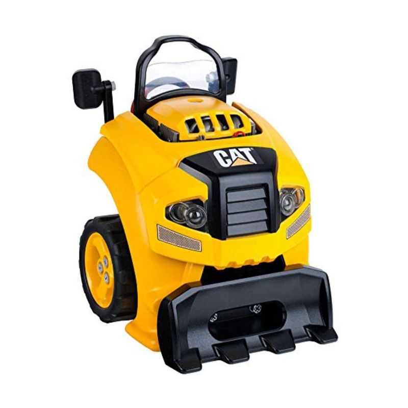 Theo Klein Authentic Caterpillar Premium Truck Engine Repair Interactive Toy Play Set with Mechanical Tools and Removable Components