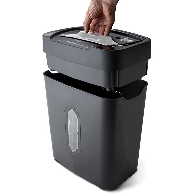 AU1230XA AntiJam 12Sheet Crosscut Paper and Credit Card Shredder with 52gallon Wastebasket