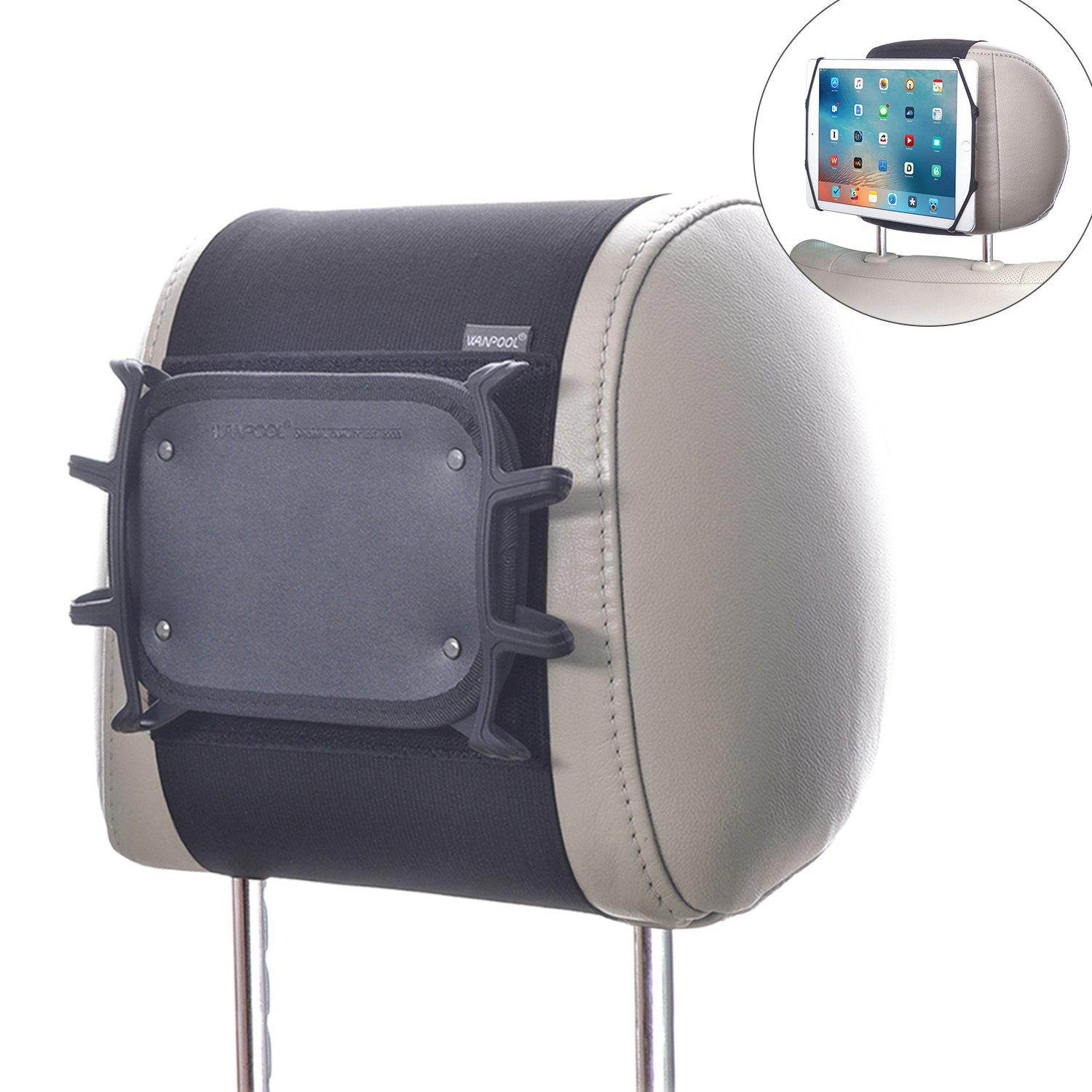 WANPOOL Car Headrest Mount Holder for 7-10.5 Inch iPad and Tablets