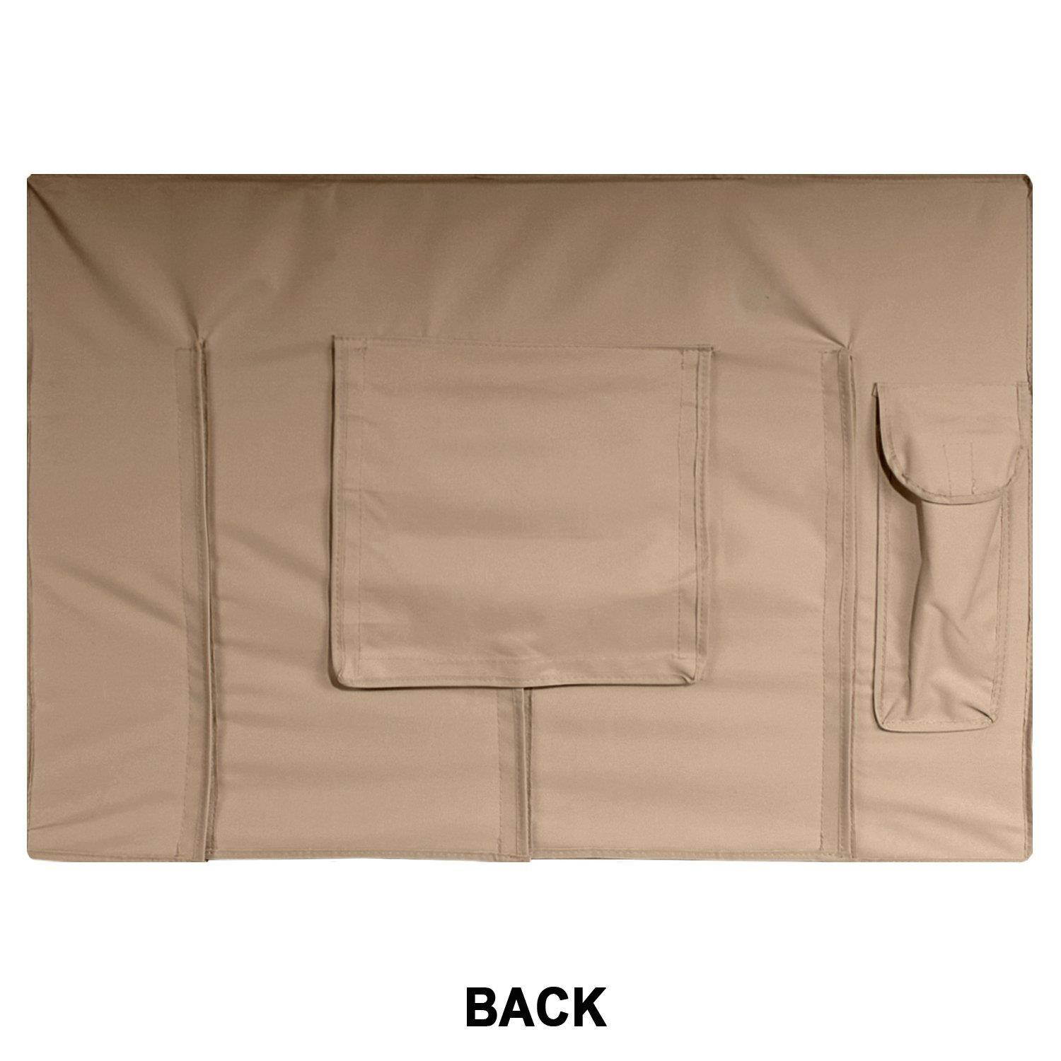 Outdoor TV Cover, Brown Universal Weatherproof Protector for 40''  42'' TV