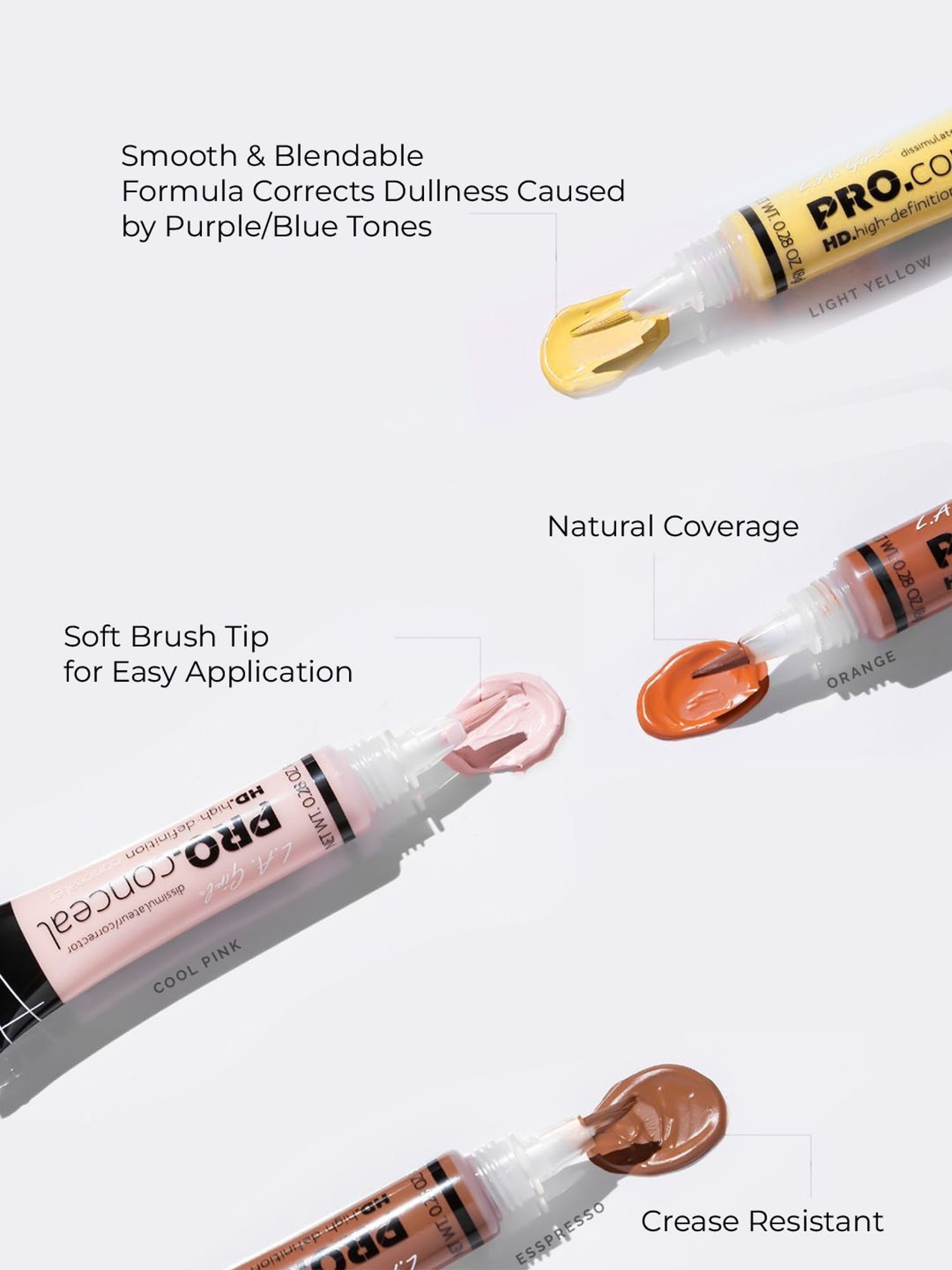 L.A. Girl HD PRO Conceal Light Yellow Corrector - 8 gm