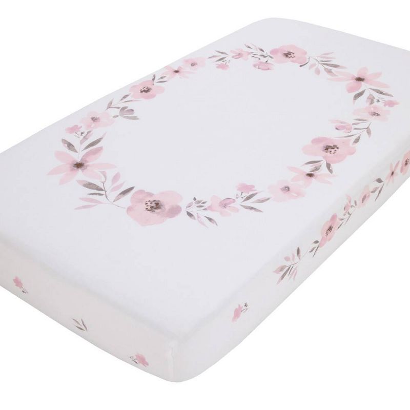 Clementine Kids Blush Bloom Crib Sheet