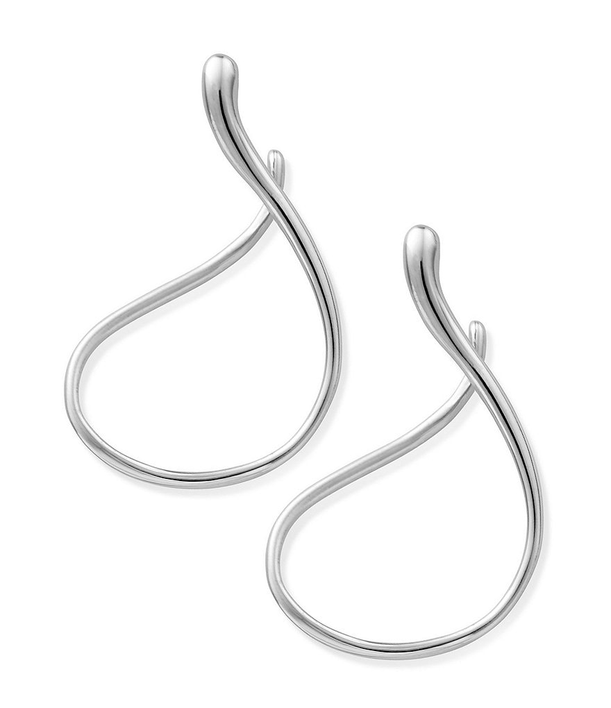 Nambe Infinity Drop Earrings