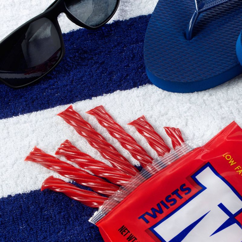 Twizzlers Twists Strawberry Licorice Candy Zipper Bag - 32oz