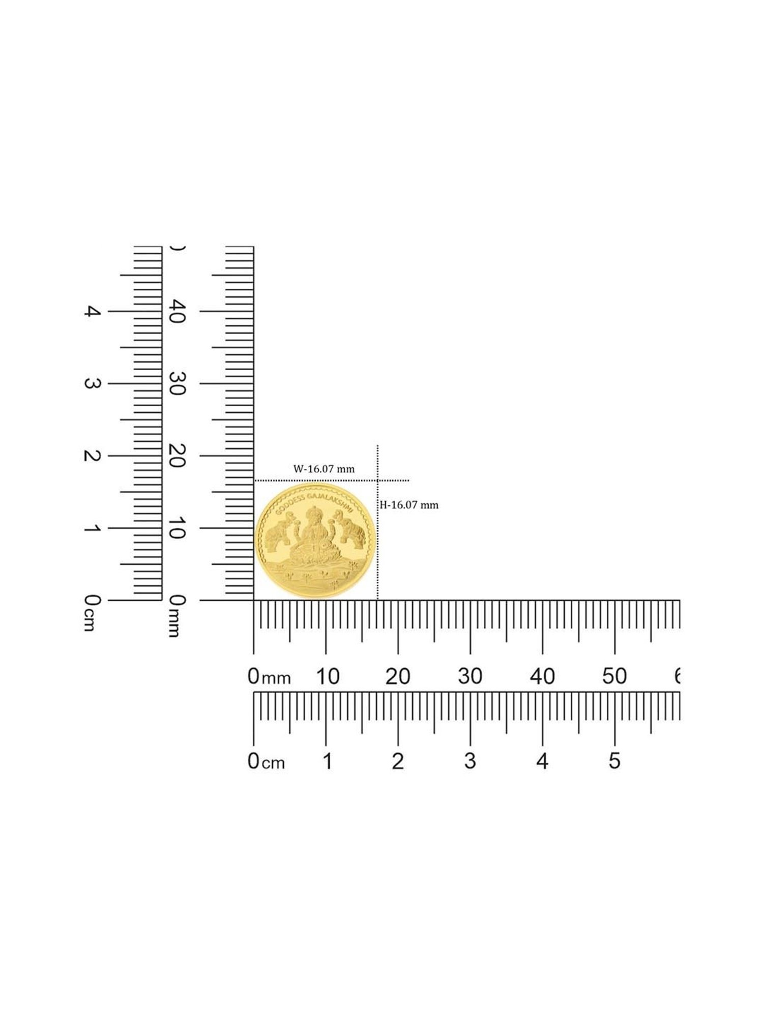 CKC Goddess Lakshmi 22k 2gm Gold Coin