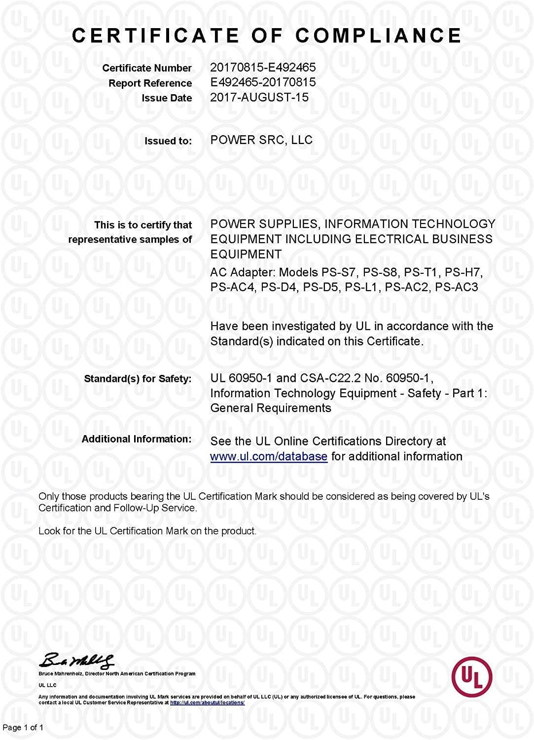 PowerSource 19V 3.42A 65W UL Listed 14Ft Extra Long AC-Adapter-Charger for Toshiba-Satellite C55 C55D C655 L755 P55W PA3822U PA3714U PA3917U PA5177U-1ACA Laptop Power Supply Cord