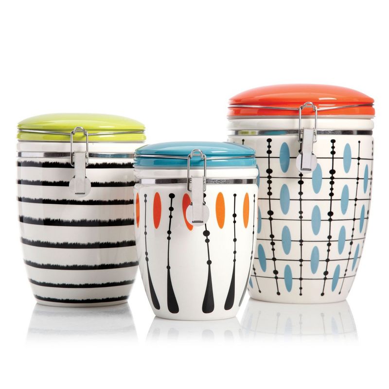 Studio California Luminescent Mix 3 Piece Canister Set