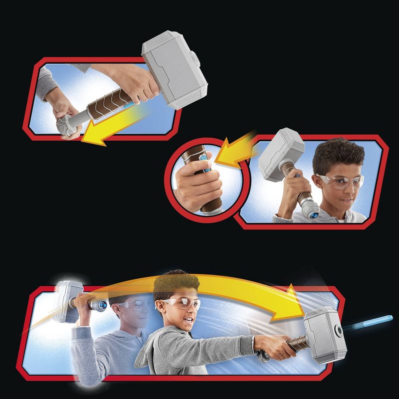 NERF Power Moves Marvel Avengers Thor Hammer Strike