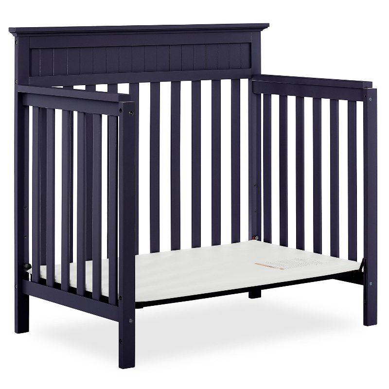 Dream On Me Aspen 4-in-1 Convertible Mini Crib - Navy