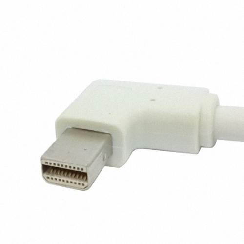 CHENYANG 90 Degree Left angled type Mini DisplayPort male to Mini DP Female extension cable for iMac & LED Cinema Display